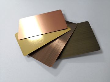 注文の真鍮の青銅色の銅の金属ビジネスVIPメンバーのカードによってブラシをかけられる終わり