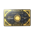 真鍮の金の金属の会員証レーザーはマットの黒0.8mmの厚さを刻む