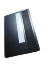 金属の鋼鉄マットの黒の銀行カードのHicoの磁気帯の銀製の端