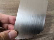 0.40mmの銀製のブラシをかけられたステンレス鋼の金属カード ロゴの印刷