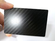 明白なあや織りカーボン繊維NFC N-tage216の金属RFIDカード