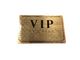 贅沢な古代銅によってブラシをかけられる終わりVIP優先順位のアクセスの金属カード