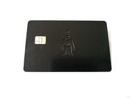 PVDの黒い無光沢の終わりN-tage215破片が付いている社会的な媒体NFCの名刺
