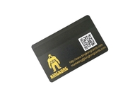 CR80 IC NFC RFID 金属クレジット カード マット ブラック OEM ロゴ