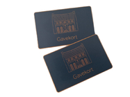 ISOの金属のメンバー カード マットは銅の青銅色のブラシをかけられたレーザーに刻む塗った
