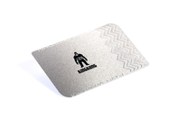 KingKongの銀製の金属カードはロゴの元の鋼鉄終わりをエッチングする版を通って切れた