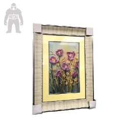 終了する装飾的めっきする屋内多彩な正方形の金属フレームの芸術