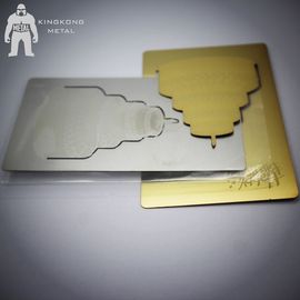 注文の金属のロゴは注文の金属のしおりの色によって印刷されたStianlessの鋼鉄を刻みました