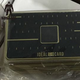 カスタマイズされた金属のスマートなRfidのホテルの鍵カード13.56mhzのドアの入口のホテルの供給