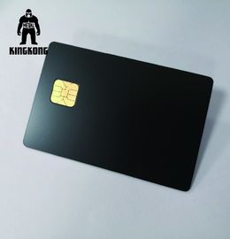 銀行SLE4442破片のマットの効果のための贅沢な銅の金属インク名刺