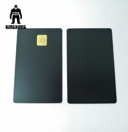 銀行SLE4442破片のマットの効果のための贅沢な銅の金属インク名刺