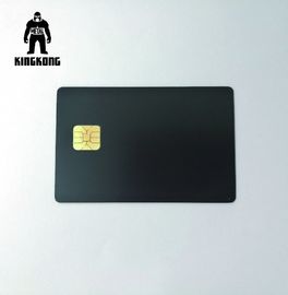 銀行SLE4442破片のマットの効果のための贅沢な銅の金属インク名刺