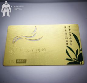 数を用いる良質のカスタマイズされた個人化された金属の会員証