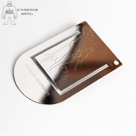 色は刻まれた人の昇進のギフトのロゴのための刻まれた金属のしおりを印刷しました