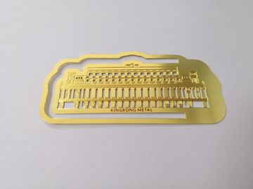 色は刻まれた人の昇進のギフトのロゴのための刻まれた金属のしおりを印刷しました