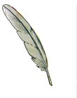切り分けられる絶妙な羽の金属の羽のしおりの理想的なギフト サポート古典的な直通
