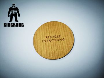 彫版が付いている 1K ICの破片木RFIDのカードは印刷を捺染します