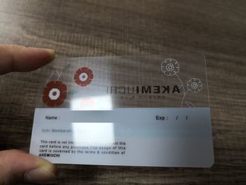 色刷を用いる85.6x54x0.5mmポリ塩化ビニールのゆとりビジネス メンバー カード