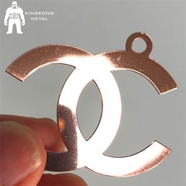 企業のネームプレートの穴の自己接着ステッカーの金属の名札のカスタマイズされたサイズ