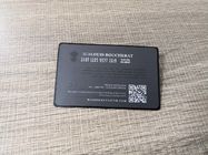 銀行のためのブラシをかけられた終わりの 1k Nfcの金属RFIDカード