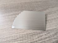 0.40mmの銀製のブラシをかけられたステンレス鋼の金属カード ロゴの印刷