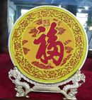 注文の中国の贅沢なCloisonneの多彩な金属の円形の版