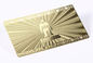 13.56mhz金属の名刺/ステンレス鋼CR80は金のメンバー カードをめっきしました