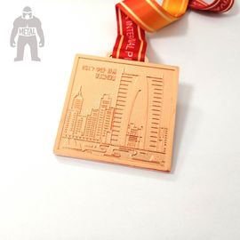 チームCompetetionの連続したマッチのための円形の正方形のローズの金属の金メダルの入賞した金メダル